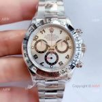 Noob Factory Clone 7750 Rolex Daytona Copy Watch Ss Silver Arabic Dial